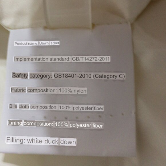 Korean Fashion Down Puffer Jacket NEW! Peach Tone Womens Medium - Picture 8 of 12